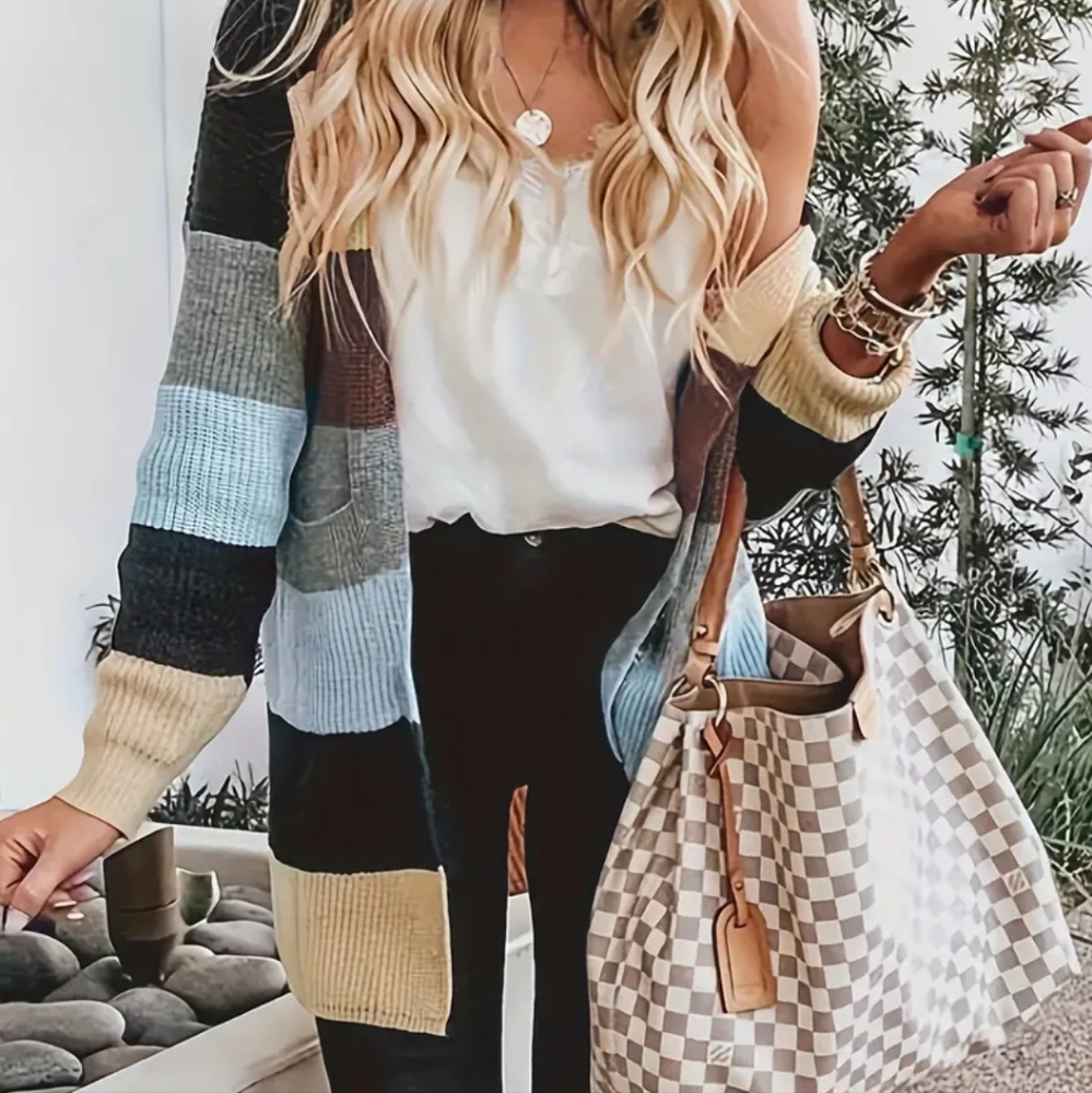 Beautiful Open Front Cardigan with pockets🎁 Christmas special price